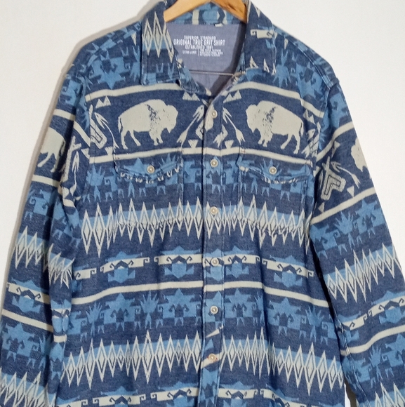 Superior Standard Other - Superior Standard Original True Grit Southwestern button down shacket
